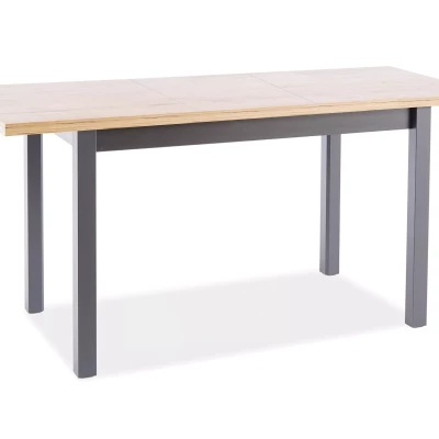 Rozkládací jídelní stůl 120(160)x68 ANTHONY - dub artisan / černý