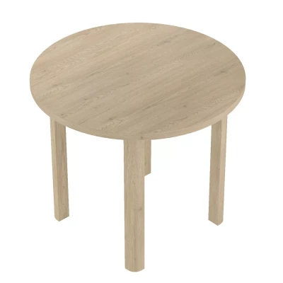 Kulatý jídelní stůl ANTHONY - dub cremona