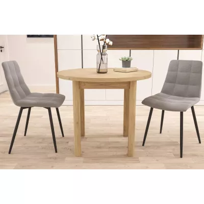 Kulatý jídelní stůl ANTHONY - dub cremona