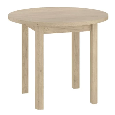 Kulatý jídelní stůl ANTHONY - dub cremona