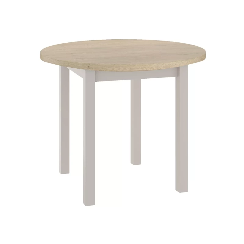 Kulatý jídelní stůl ANTHONY - dub cremona / kašmír