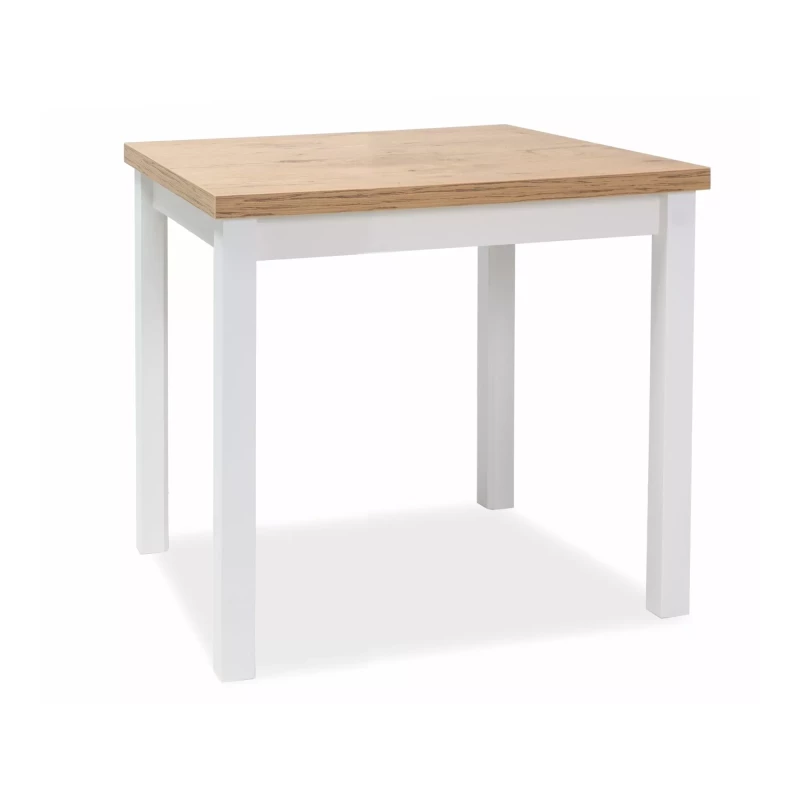 Kuchyňský stůl ANTHONY - dub lancelot / bílý