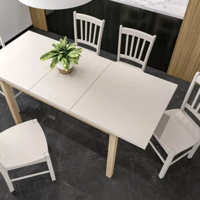 Rozkládací jídelní stůl 100(140)x60 ANTHONY - kašmír / dub cremona