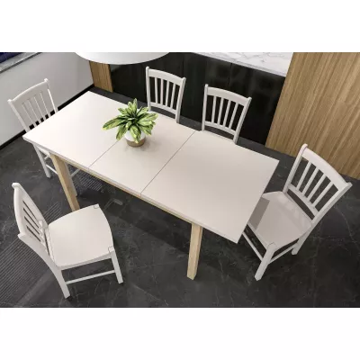 Rozkládací jídelní stůl 100(140)x60 ANTHONY - kašmír / dub cremona