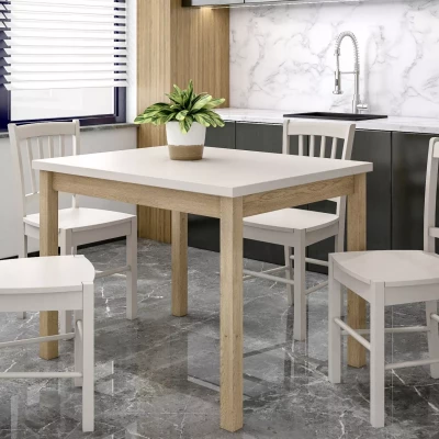 Rozkládací jídelní stůl 100(140)x60 ANTHONY - kašmír / dub cremona