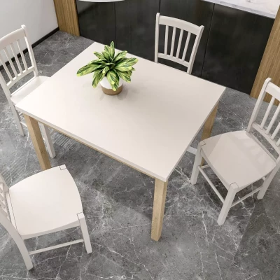 Jídelní stůl ANTHONY - kašmír / dub cremona