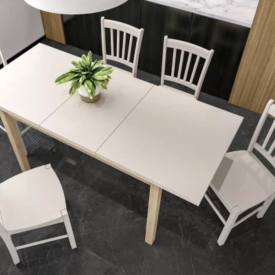 Rozkládací jídelní stůl 120(160)x68 ANTHONY - kašmír / dub cremona