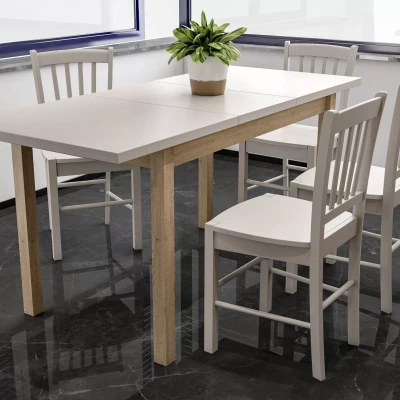 Rozkládací jídelní stůl 120(160)x68 ANTHONY - kašmír / dub cremona