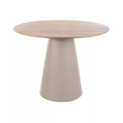 Malý kulatý jídelní stůl ARLO - dub / kašmír