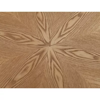 Malý kulatý jídelní stůl ARLO - dub / černý