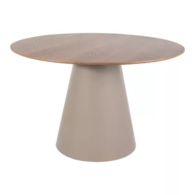 Kulatý jídelní stůl ARLO - dub / kašmír