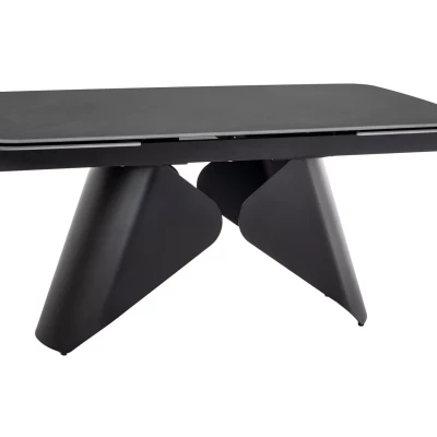 Rozkládací jídelní stůl 160(240)x90 VANGEL - černý