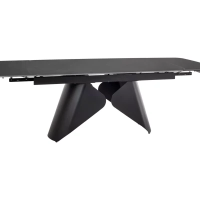 Rozkládací jídelní stůl 160(240)x90 VANGEL - černý