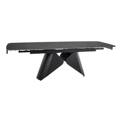 Rozkládací jídelní stůl 160(240)x90 VANGEL - černý