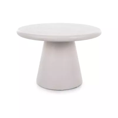 Kulatý konferenční stolek MARCUS - světle šedý