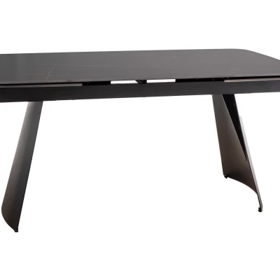 Rozkládací jídelní stůl 160(240)x90 TAITO - černý