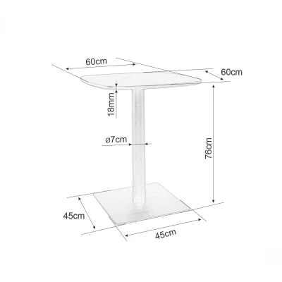 Barový stůl ANDREI - černý