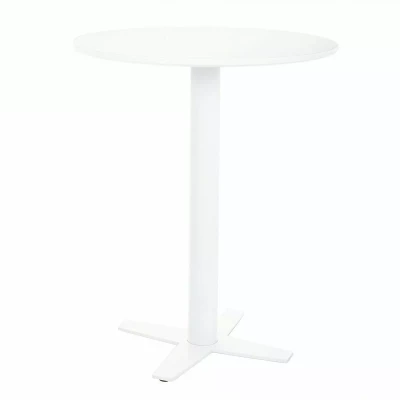 Kulatý barový stůl ANDREI - bílý