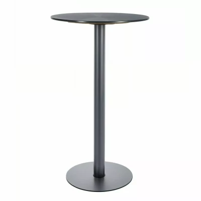 Kulatý barový stůl ANDREI - černý