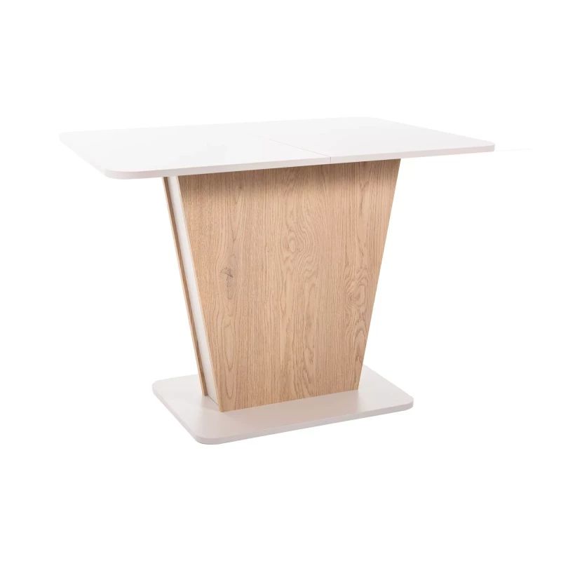 Rozkládací jídelní stůl FERKO - kašmír / dub cremona