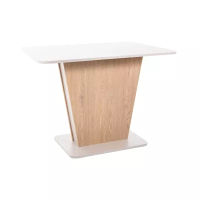 Rozkládací jídelní stůl FERKO - kašmír / dub cremona