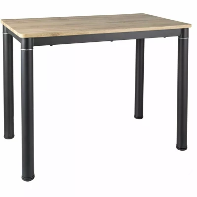 Jídelní stůl HAJK 1 - dub artisan / černý