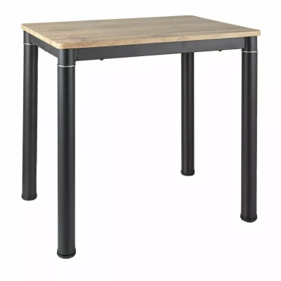 Malý jídelní stůl HAJK 1 - dub artisan / černý
