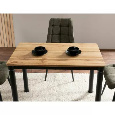 Malý jídelní stůl HAJK 1 - dub artisan / černý