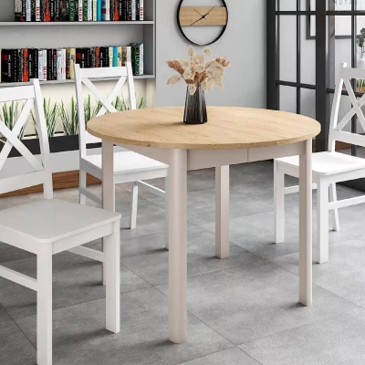 Rozkládací jídelní stůl EMERSON 1 - dub cremona / kašmír