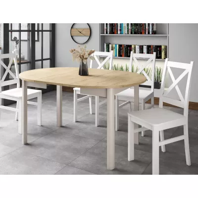 Rozkládací jídelní stůl EMERSON 1 - dub cremona / kašmír