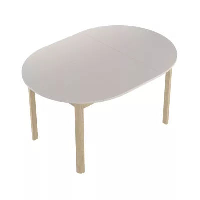 Rozkládací jídelní stůl EMERSON 1 - kašmír / dub cremona