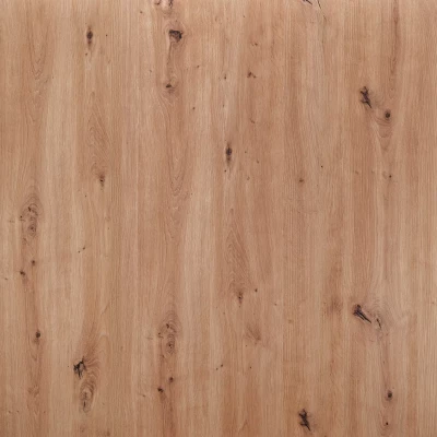 Malý rozkládací jídelní stůl EMERSON 2 - dub artisan / černý