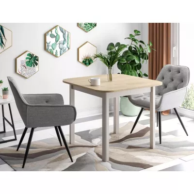 Malý rozkládací jídelní stůl EMERSON 2 - dub cremona / kašmír