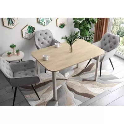 Malý rozkládací jídelní stůl EMERSON 2 - dub cremona / kašmír