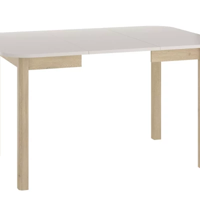 Malý rozkládací jídelní stůl EMERSON 2 - kašmír / dub cremona