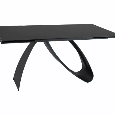 Rozkládací jídelní stůl HELIO - černý