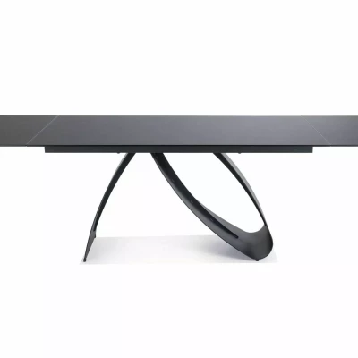 Rozkládací jídelní stůl HELIO - černý