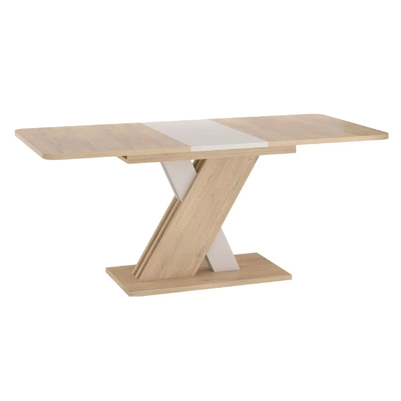 Rozkládací jídelní stůl NICASIO - dub cremona / kašmír