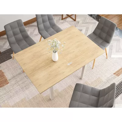 Rozkládací jídelní stůl 80(120)x60 HELMUT - dub cremona / kašmír