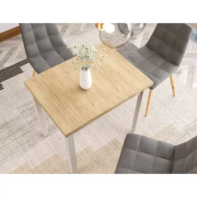 Rozkládací jídelní stůl 80(120)x60 HELMUT - dub cremona / kašmír