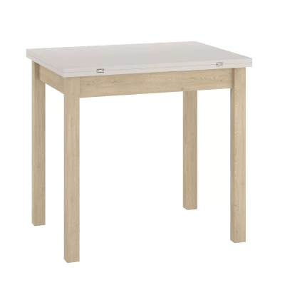 Rozkládací jídelní stůl 80(160)x80 HELMUT - kašmír / dub cremona