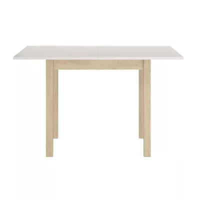 Rozkládací jídelní stůl 80(160)x80 HELMUT - kašmír / dub cremona