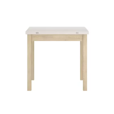 Rozkládací jídelní stůl 80(160)x80 HELMUT - kašmír / dub cremona