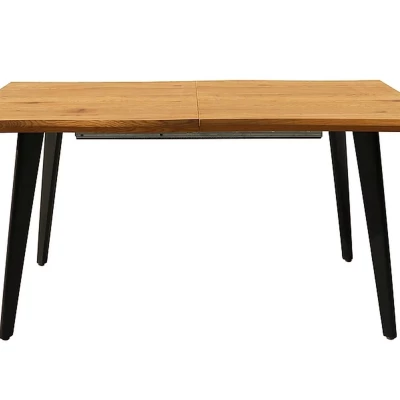 Rozkládací jídelní stůl 120(180)x80 DORIAN - dub / černý