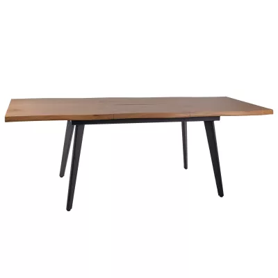 Rozkládací jídelní stůl 150(210)x90 DORIAN - dub / černý