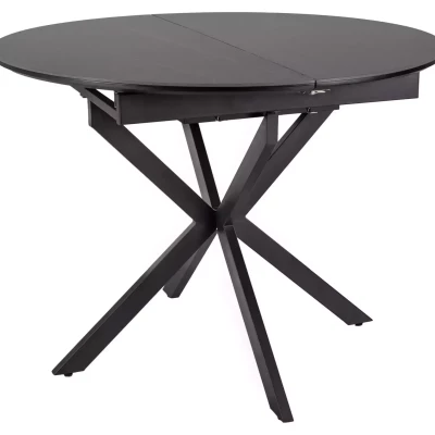 Malý rozkládací jídelní stůl EVELIO - černý