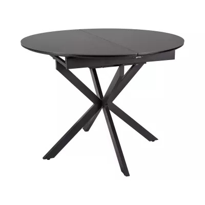 Malý rozkládací jídelní stůl EVELIO - černý