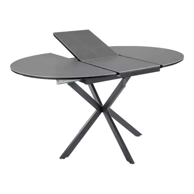 Malý rozkládací jídelní stůl EVELIO - šedý / černý