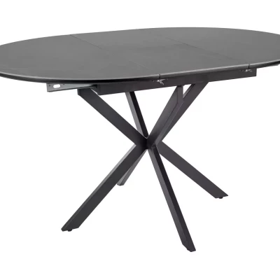 Malý rozkládací jídelní stůl EVELIO - šedý / černý