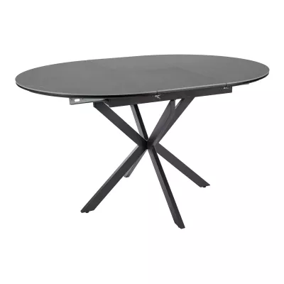 Malý rozkládací jídelní stůl EVELIO - šedý / černý